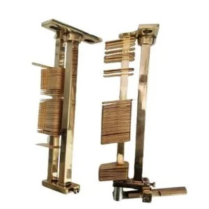 Brass Cloth Folding Stand Cloth Measuring Scale Meter ghodi stand clips industrial use cloth ghodi Pack of 2pc