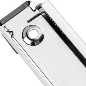 Stainless Steel Exam Pad Clip – Durable Clipboard Clip for Writing Pads and Exam Boards (100pcs With Included 200 Piece Rivets)