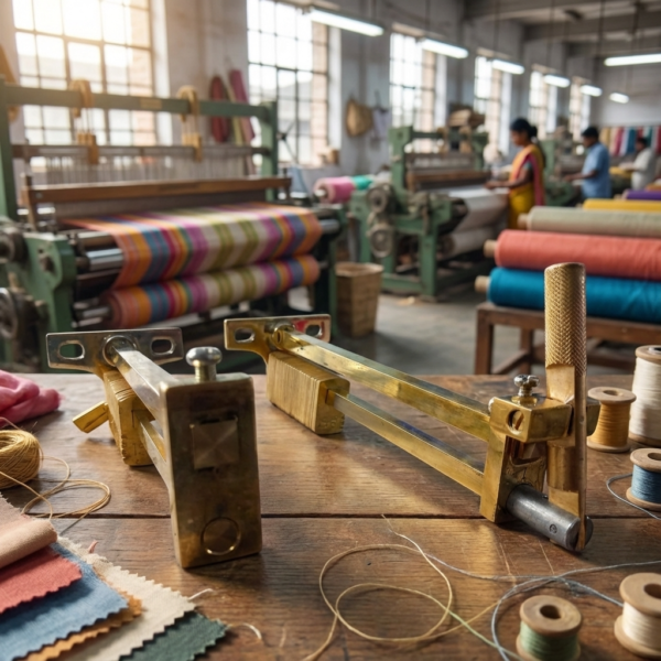 manual brass cloth folder for textile mills