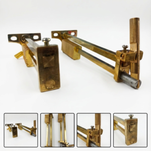 Heavy-Duty Brass Cloth Folder – Manual Fabric Folding Machine