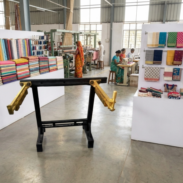 Manual fabric folding machine brass cloth folder