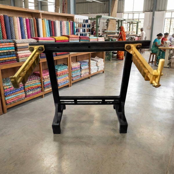 Manual fabric folding machine brass cloth folder