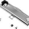 10 Pcs Metal Clipboard Clips with Rubber and Feet Hanging Hole Spring Loaded Surface Mount Handle for School Stationery Supplies