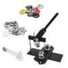 Press Machine-B400 + 25mm Round Die Moulds + 500 Set Button Components + Adjustable Circle Cutter (Black-New)