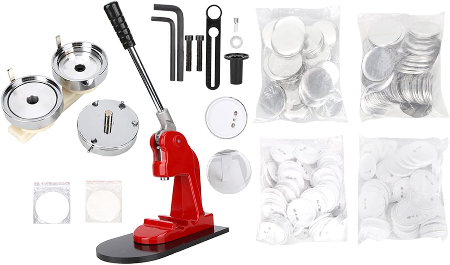 Button Badge Machine 75 mm - 1 Pressing Machine + 75mm Mould