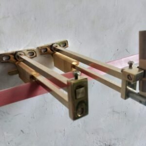Imstartrading Clothes Pegs Katevala Brass Cloth Folding Stand | Cloth Measuring Scale Meter Ghodi Stand Clips for Industrial Use | Durable and Efficient Folding Tool for Garment Factory
