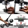 Press Machine-B400 + 25mm Round Die Moulds + 500 Set Button Components + Adjustable Circle Cutter (Black-New)
