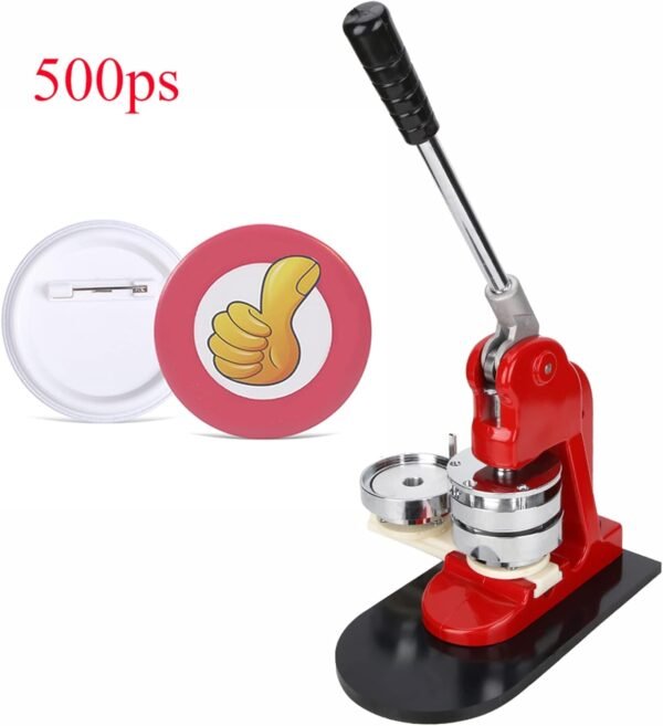 Button Badge Machine 75 mm - 1 Pressing Machine + 75mm Mould