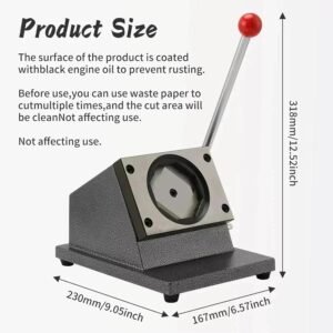 Imstartrading Fridge Magnet Button Maker Machine Craft Kits Refrigerator Sticker Making Machine Button Making Supplies Pin Maker Machine Height 31.8 cm-Crafts- Multi-Purpose Craft Supplies- Crafting Tools- Badge/Button Makers