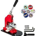 Button Badge Making Machine, with Die 44mm 58mm Capacity: Depends On Die