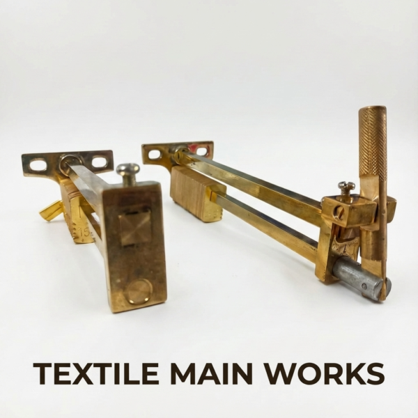 Textile toolkit brass cloth folder