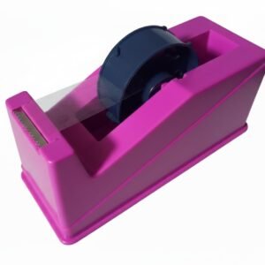 Sellotape Dispenser – Durable 1-Inch Tape Cutter for Office, Home & School | Pink | imstartrading