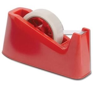 Tape Dispenser Tabletop 1 inch Tape for Home,Office,School,Industry Multipurpose Use Plastic with Steel Blade Cutter