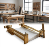 Brass Cloth Folding Machine – Manual Fabric Folder for Garment & Textile Use