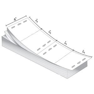 BADGEindia – Premium Blank Badges & Fanfold Direct Thermal Paper for On-Site Name Badge Printing at Global Events & Trade Shows, (1000pcs Badges)