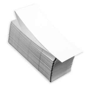 4″ x 6″ Two-sided Fanfold Square Corners Blank Timing Mark Stock