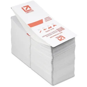 4 x 6 Tear-resistant Direct Thermal Fanfold, 1-color Imprint, 2-sided
