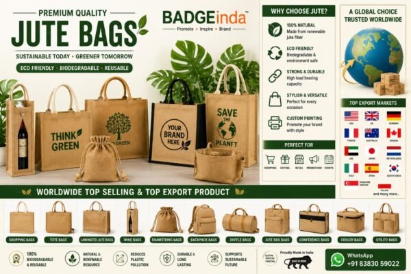 Bulk Order - JUTE BAGS, Customised Bags suppliers & exporters in India. Bulk Order Call Now 8383059022 (Size Custom) include Zip, and Print on Bag your Design For wedding return gift, corporate gift, Nog, college, School, offices, hospitals, events & promotions. Bulk orders accepted with pan-India delivery. (MOQ-100)
