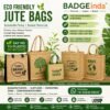 Bulk Order - JUTE BAGS, Customised Bags suppliers & exporters in India. Bulk Order Call Now 8383059022 (Size Custom) include Zip, and Print on Bag your Design For wedding return gift, corporate gift, Nog, college, School, offices, hospitals, events & promotions. Bulk orders accepted with pan-India delivery. (MOQ-100)