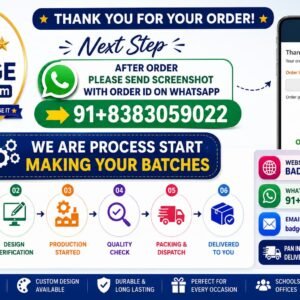 Customised Name Badges | Personalised Name Tags | Custom Logo Printed Badges | Employee ID, Corporate, Office, School, Hotel, Hospital, Event, Exhibition, Retail & Promotional Badges | Bulk Order | Wholesale Manufacturer India