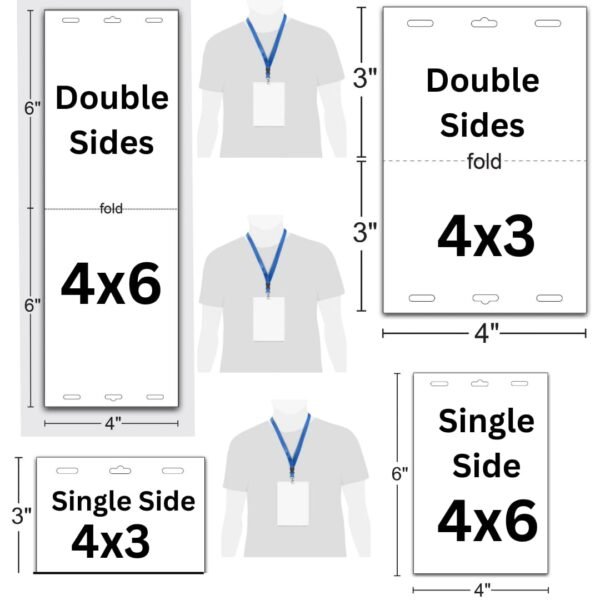 Fanfold – Tear-Resistant Direct Thermal Paper for Badges | On-Site Name Badge Printing, Custom Name Tags, and Event Badges for Global Events, Trade Shows, and Exhibitions | Shop All Custom Name Tags and Event Badges – Available in Various Shapes, Sizes, and Finishes (Non Tearable)