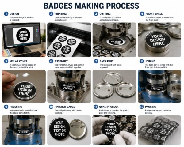 Button Badge Factory, Round button badges, Circle Batch