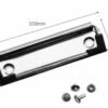 50pcs Exam Pad Clips with 100 Piece Screws/Rivets Stainless Steel Chrome Plating Metal Clipboard Clips, Binding Clip for Document File, School, Office, Filing and Storage, Ideal Office Supplies