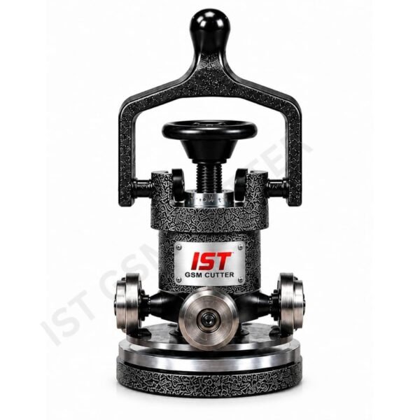 IST Hydraulic GSM Cutter, Round GSM Cutter, GSM checking Machine for Paper, Fabric, Card Board, Sheet, GSM Cutter, Paper GSM Tester | Heavy Duty Model