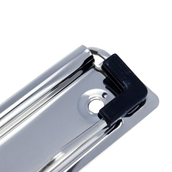 50pcs Exam Pad Clips with 100 Piece Screws/Rivets Stainless Steel Chrome Plating Metal Clipboard Clips, Binding Clip for Document File, School, Office, Filing and Storage, Ideal Office Supplies