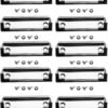 50pcs Exam Pad Clips with 100 Piece Screws/Rivets Stainless Steel Chrome Plating Metal Clipboard Clips, Binding Clip for Document File, School, Office, Filing and Storage, Ideal Office Supplies