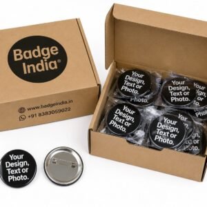 100Pcs – Button Badge Factory, Round button badges, Circle Batch (Size 58mm)